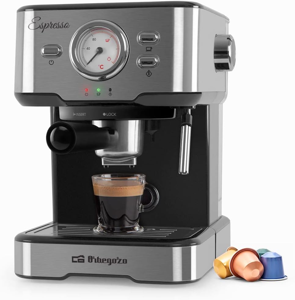 Orbegozo EX 5500 - Cafetera espresso y cappuccino maquinacafeteraespresso.com